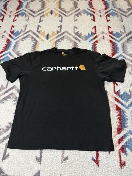 Carhartt Other - Carhartt Logo Graphic Black Tee Mens XL Original Fit Cotton Casual Workwear